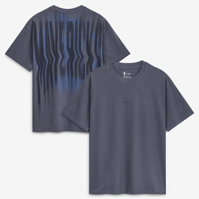 Dallas Mavericks Nike 2026/27 Standard Issue Pre-Game Max 90 T-Shirt - Navy