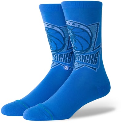  Dallas Mavericks Stance Posterize Crew Socks - Blue