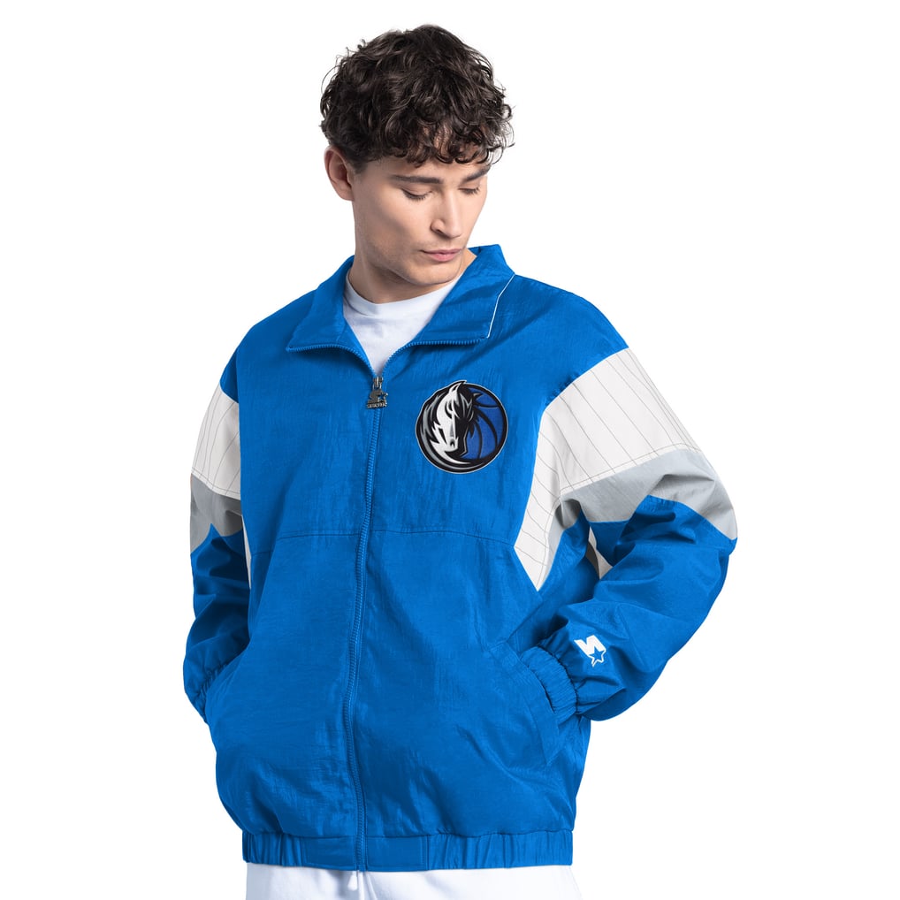Dallas Mavericks Starter Yard Line Full-Zip Jacket - Blue