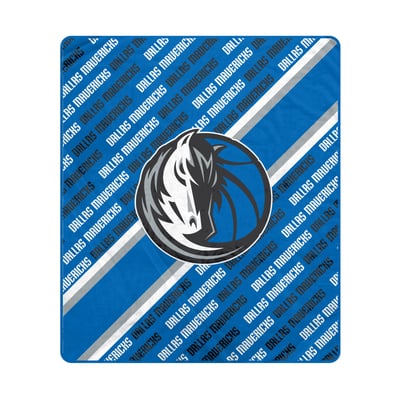 Dallas Mavericks Pegasus 60" x 70" Diagonal Lined Wordmark Ultra Soft Blanket