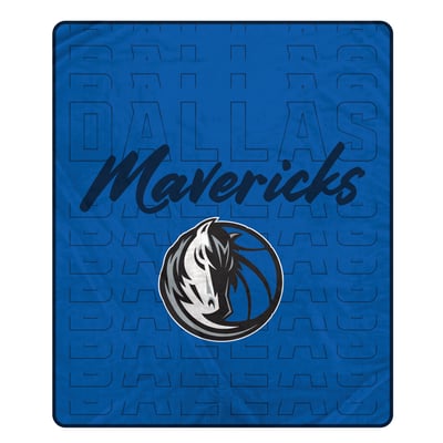 Dallas Mavericks Pegasus Echo Script Fade 50" x 60" Ultra Soft Throw Blanket