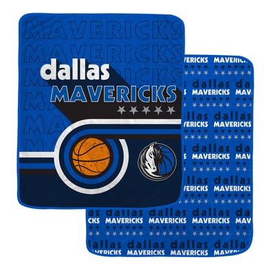Dallas Mavericks Pegasus Retro Baller Double-Sided 60" x 70" Ultra Cozy Blanket