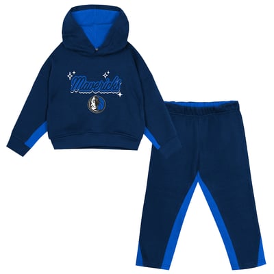 Dallas Mavericks Outerstuff Toddler Rainbow Shot Hoodie & Pants Set - Navy