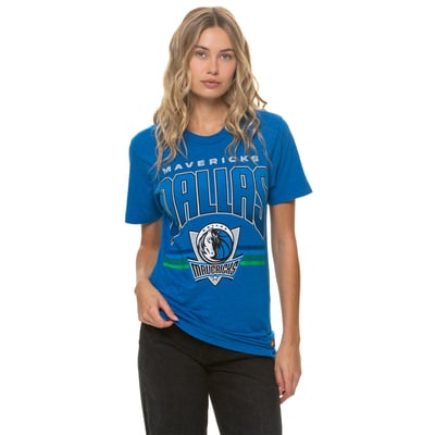 Dallas Mavericks Aviator Nation Unisex Tri-Blend T-Shirt - Blue