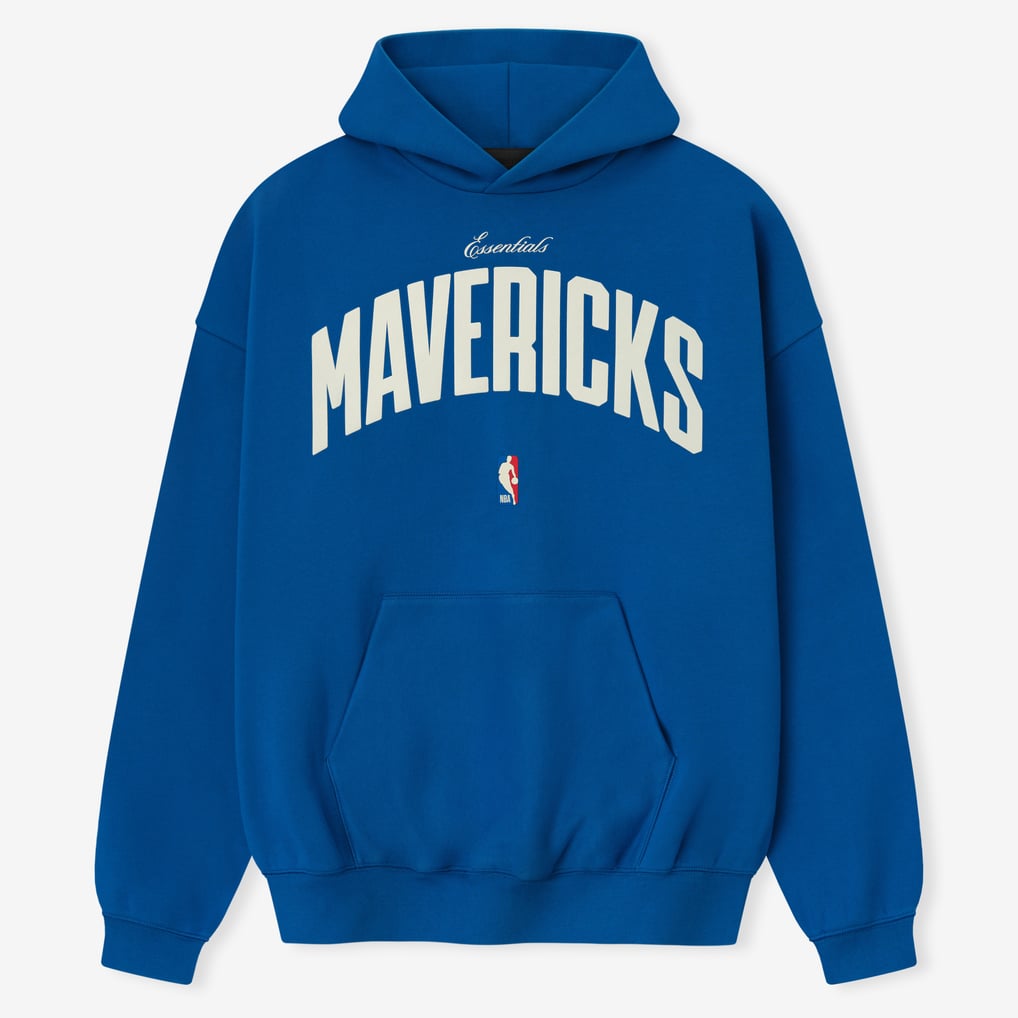 Unisex Dallas Mavericks Fear of God Blue 90's Hoodie