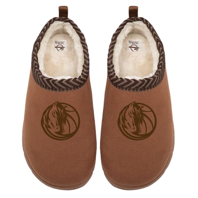 Dallas Mavericks ISlide Unisex Tonal Logo Mission Slipper - Tan
