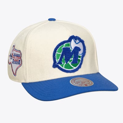 Dallas Mavericks Mitchell & Ness Unisex Cream Team Pro Adjustable Hat - Cream
