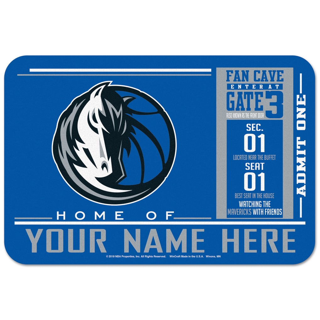 Dallas Mavericks WinCraft 20'' x 30'' Personalized Floor Mat
