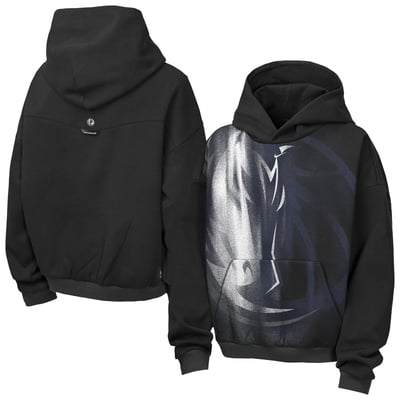  Dallas Mavericks Nike Youth 2026 Standard Issue Practice Icon Fleece Pullover Hoodie - Black