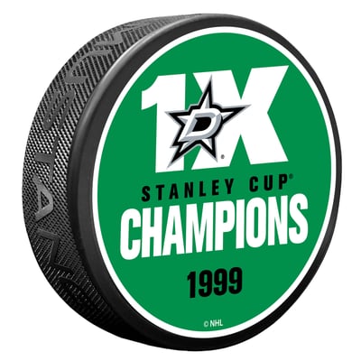 Dallas Stars 1X Champions Hockey Puck