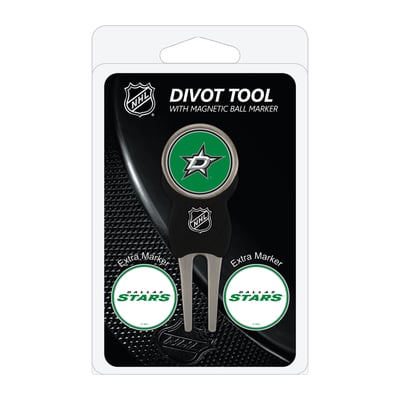 Dallas Stars Golf Divot Tool Pack with 3 Magnetic Markers