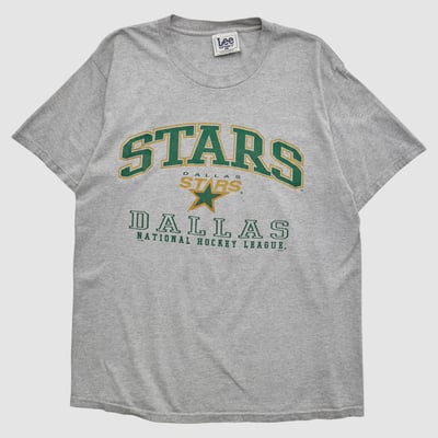 Dallas Stars Lee Apparel 2000s T-shirt - Heather Gray - M by Fanatics Real Vintage