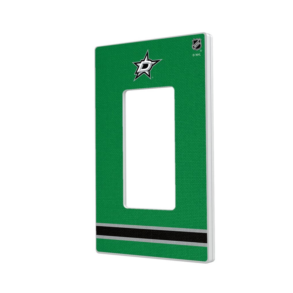 Dallas Stars Single Rocker Lightswitch Plate