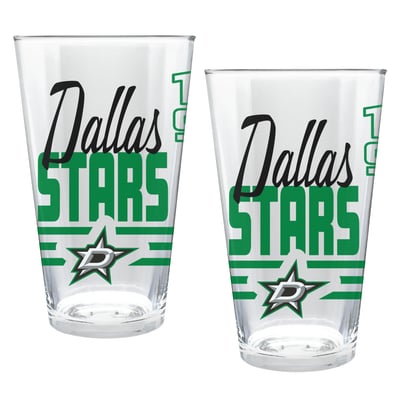 Dallas Stars Two-Piece 16oz. Heritage Pint Glass Set