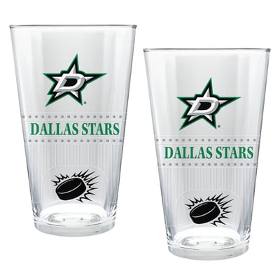 Dallas Stars Two-Piece 16oz. Stadium Pint Glass Set