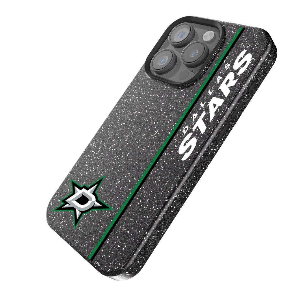 Dallas Stars Keyscaper Sidebar Bling iPhone Case - Black