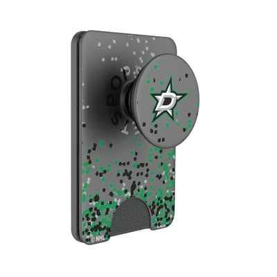 Dallas Stars Keyscaper Confetti PopSockets Magnetic Wallet