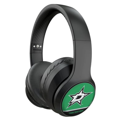 Dallas Stars Keyscaper Personalized Solid Wireless Bluetooth Headphones With Case