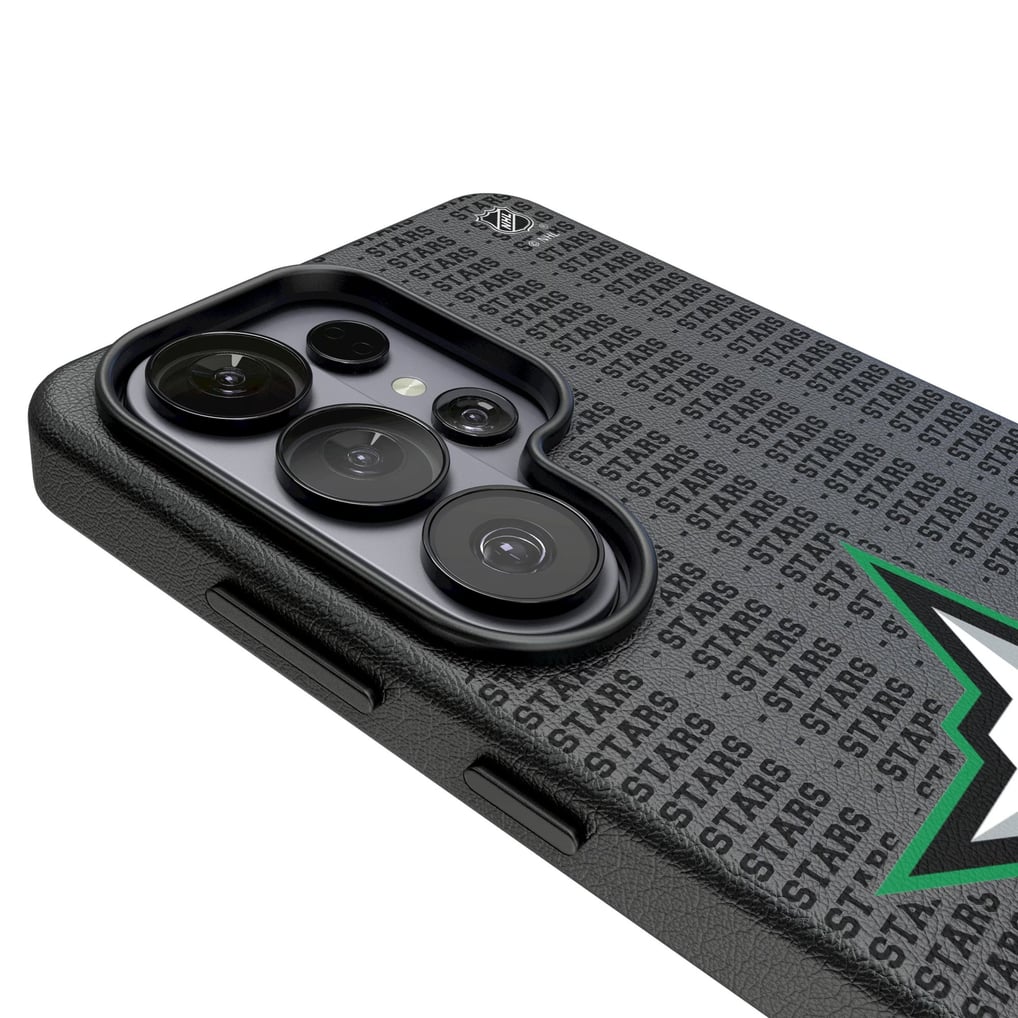 Dallas Stars Keyscaper Text Backdrop Galaxy Magnetic Bump Case