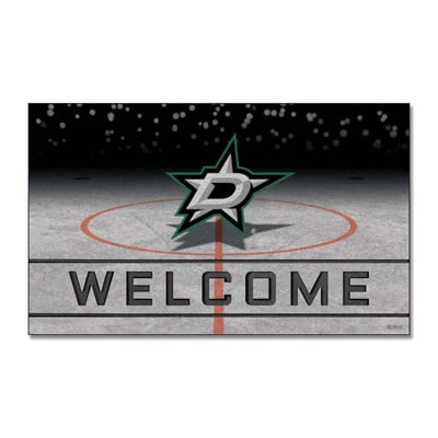 Dallas Stars Logo Brands 18" x 30" Crumb Rubber Door Mat
