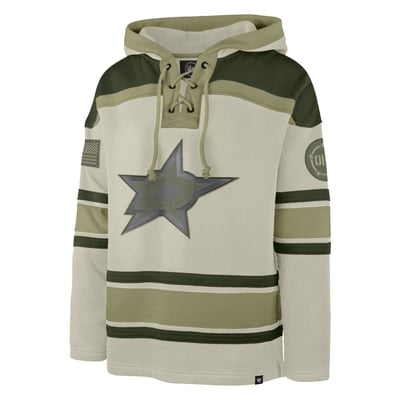 Dallas Stars '47 OHT Military Appreciation Lacer Hoodie - Beige
