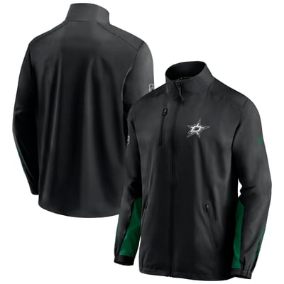 Dallas Stars Fanatics Authentic Pro Locker Room Rinkside Full-Zip Jacket - Black