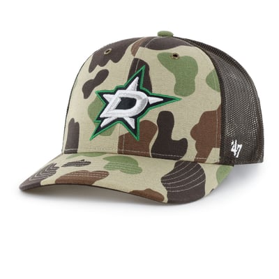 Dallas Stars Carhartt x '47 Adjustable Trucker Hat - Duck Camo
