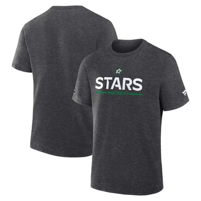 Dallas Stars Fanatics Authentic Pro Primary T-Shirt - Charcoal