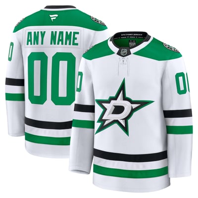 Dallas Stars Fanatics Away Premium Custom Jersey - White