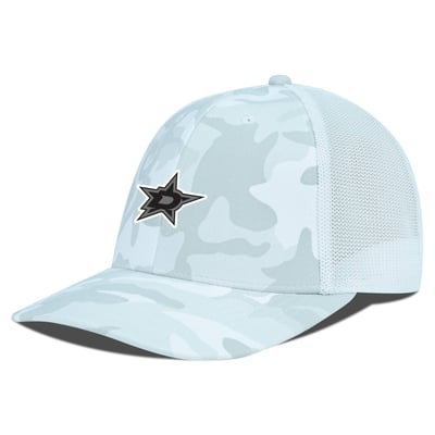 Dallas Stars Levelwear Snow Camo Mesh Stretch Hat - White