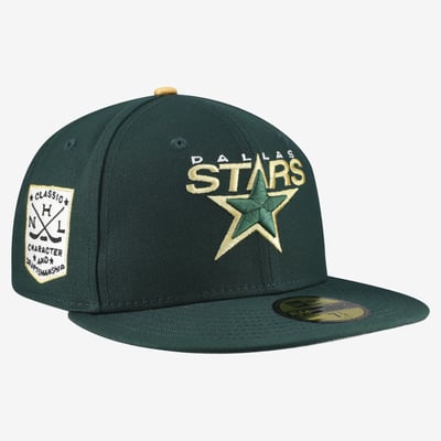 Dallas Stars New Era Vintage Pack 59FIFTY Fitted Hat - Dark Green