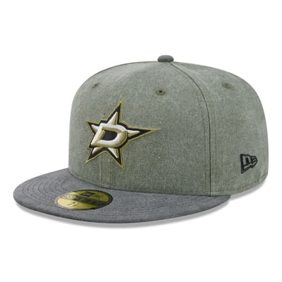 Dallas Stars New Era Roll Call 59FIFTY Fitted Hat - Olive/Black