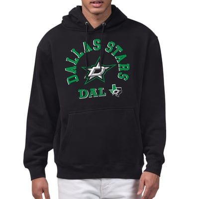 Dallas Stars Starter All-Around Fan Hoodie - Black