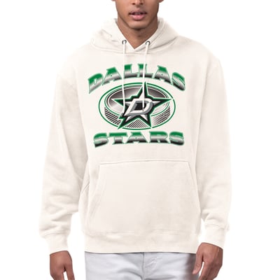  Dallas Stars Starter Face Off Fleece Hoodie - Cream