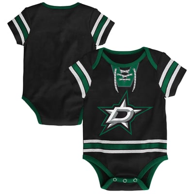  Dallas Stars Outerstuff Newborn Hockey Bodysuit - Black