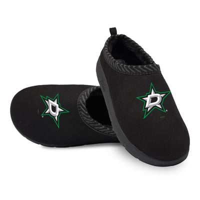 Dallas Stars ISlide Unisex Primary Logo Mission Slipper - Black
