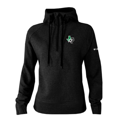 Dallas Stars Columbia Women's Half-Zip Swingcraft Tri-Blend Hoodie - Black

