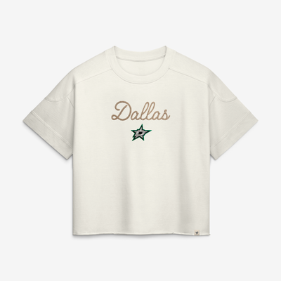  Dallas Stars Fanatics Women's Chainstitch Fashion Top - Cream