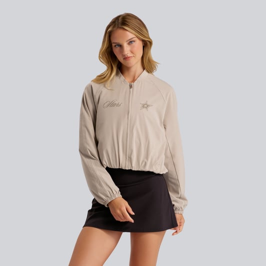 Dallas Stars lululemon Women's Breezily Bomber Jacket - Downtown Tan