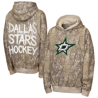 Dallas Stars Outerstuff Youth Fast & Furious Oversized Pullover Hoodie - Natural
