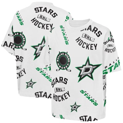  Dallas Stars Outerstuff Youth Unstoppable Elevated T-Shirt - White