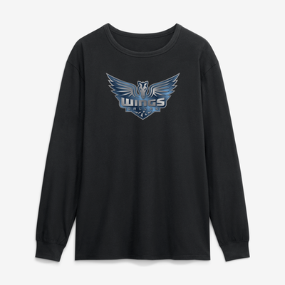 Dallas Wings  Forged Mascot Long Sleeve T-Shirt - Black
