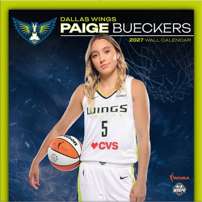 Paige Bueckers Dallas Wings 12" x 12" 2027 Player Wall Calendar