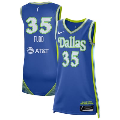 Azzi Fudd Dallas Wings Nike Unisex Victory Jersey - Rebel Edition - Blue