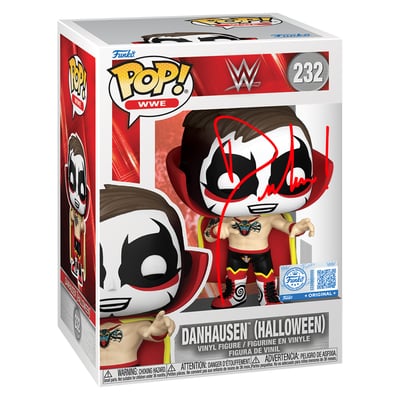 Danhausen WWE Autographed Fanatics Authentic #232 2026 Halloween Funko Pop! Figurine