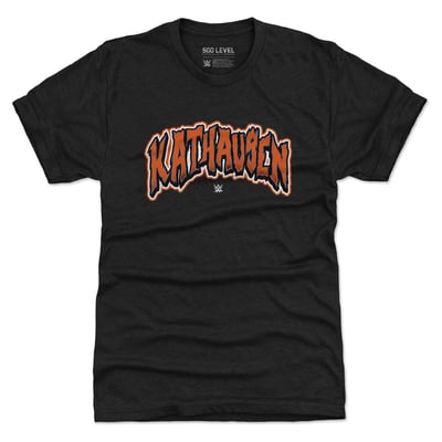 KATHausen 500 Level Wordmark Premium Tri-Blend T-Shirt - Heather Black