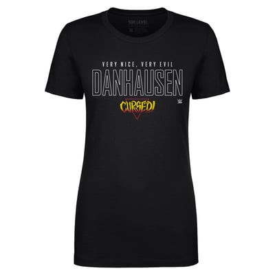 Danhausen 500 Level Women's WWE Elite T-Shirt - Black