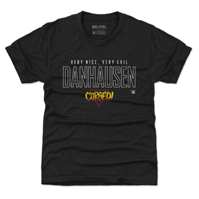 Danhausen 500 Level Youth WWE Elite T-Shirt - Heather Black