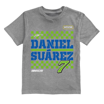 Daniel Suarez Vive La Fete Youth Driver T-Shirt - Gray
