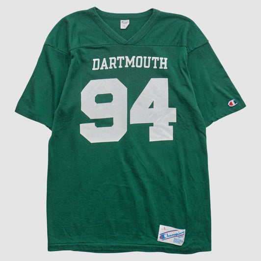 Dartmouth Big Green Champion 80s T-shirt - Green - S by Fanatics Real Vintage